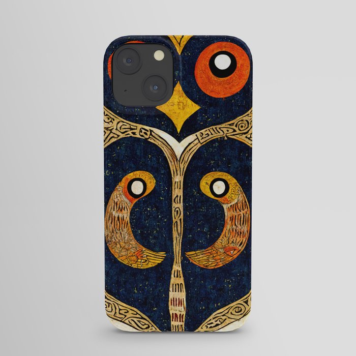 Owl, in the style of Book of Kells iPhone Case