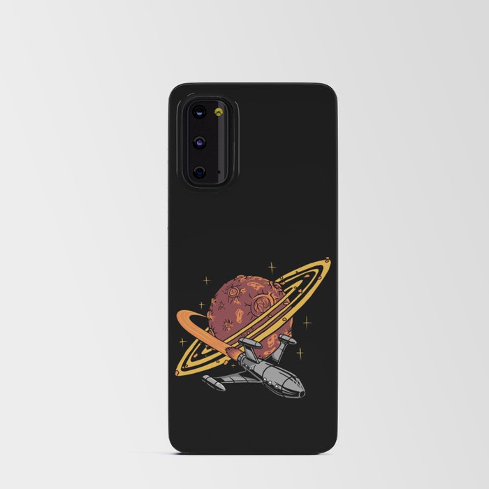 Cool Planet Spaceship Explorer Android Card Case