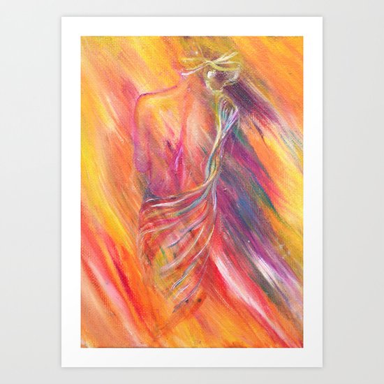 Sari Art Print