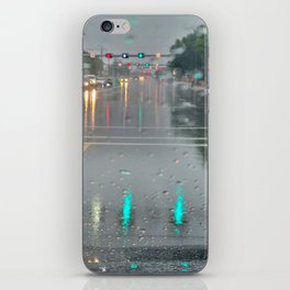 Rainy Traffic iPhone Skin