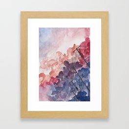 Berry Skies Framed Art Print