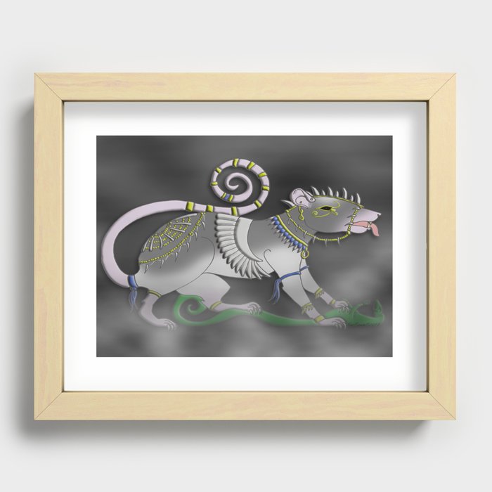 The Sacred of Rat Recessed Framed Print