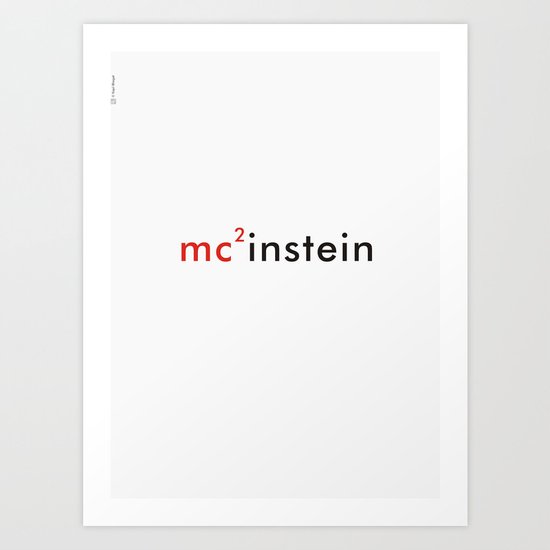Einstein Art Print