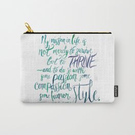 Maya Angelou Knows  Carry-All Pouch