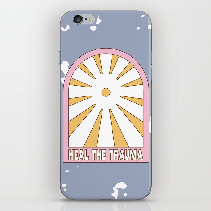 HEAL THE TRAUMA (Pastel Zephyr Color Palette) iPhone Skin
