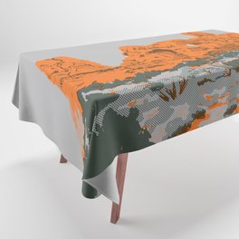 Utah Desert Landscape Tablecloth
