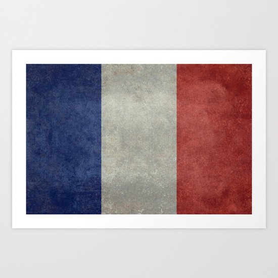 National Flag of France Art Print