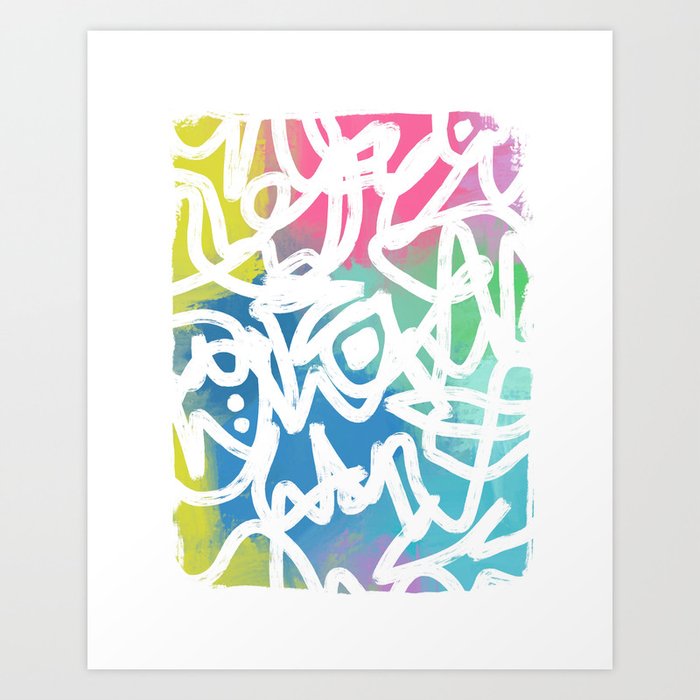 Summer Abstract No. 3 Art Print