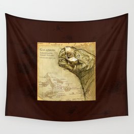 Galapagos Tortoise Wall Tapestry
