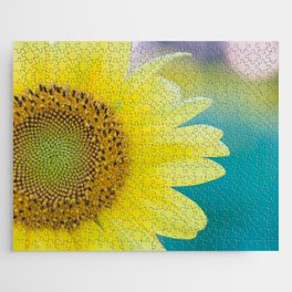 Sunflower Petals and Summer Sunsets Jigsaw Puzzle