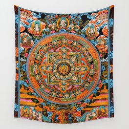 Mandala Buddhist 12 Wall Tapestry
