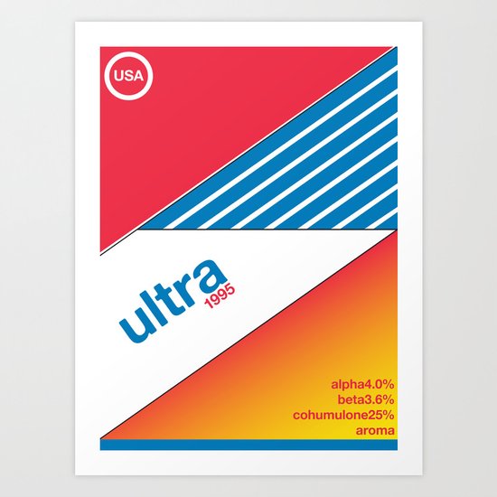 ultra//single hop Art Print
