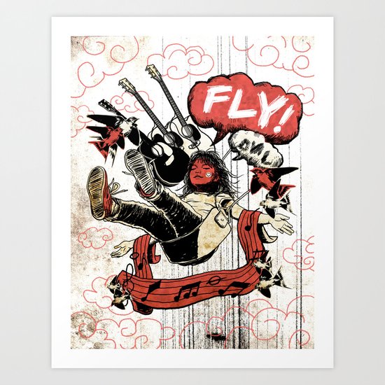 FLY! Art Print