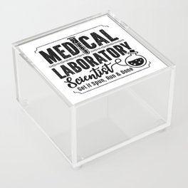 Laboratory Technician Medical Laboratory Scientist Acrylic Box