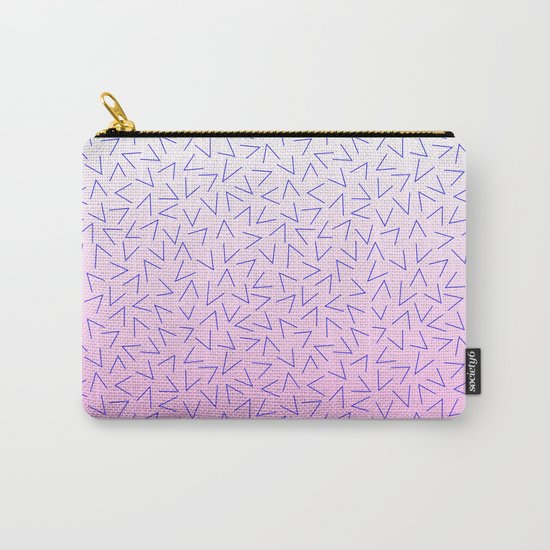 80's Pattern Gradient Carry-All Pouch