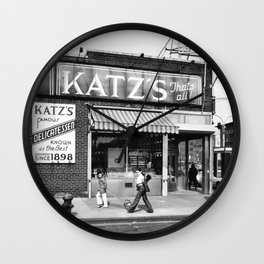 Katz's Deli NYC Wall Clock