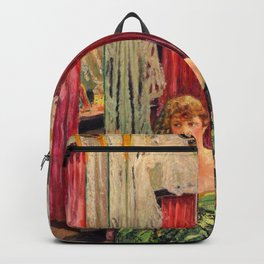 Jane Renouardt by Edouard Vuillard Backpack