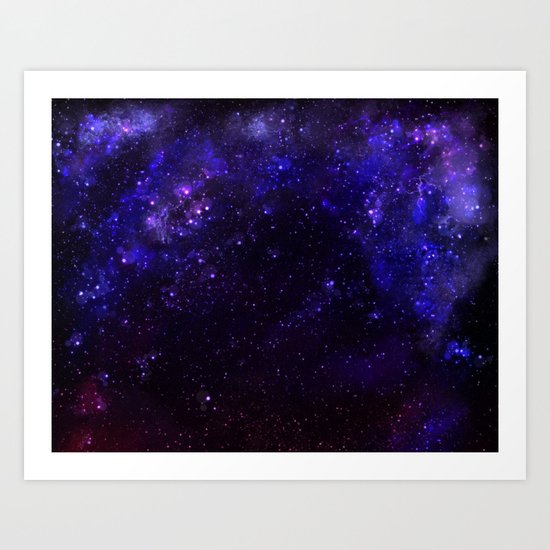 Blue Shift Art Print