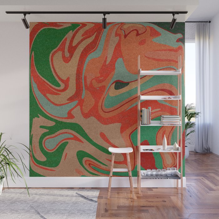 Abstract Colorful Pattern Wall Mural By Oursunnycdays Society6