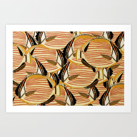 Crowd Fish 5 Art Print