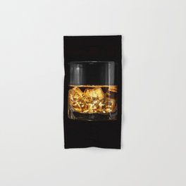 Glass of whiskey (color) Hand & Bath Towel