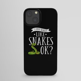 Snake Ball Python Boa Corn Snake iPhone Case