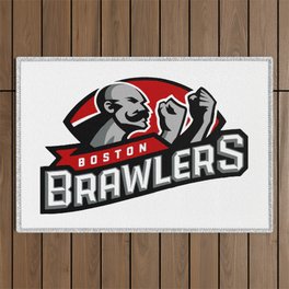 boston brawlers Outdoor Rug