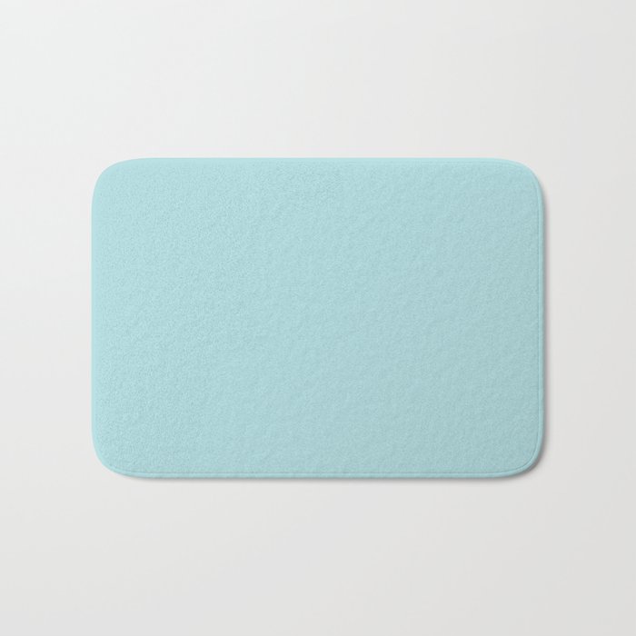 Robin S Egg Aqua Blue Bath Mat By Podartist Society6