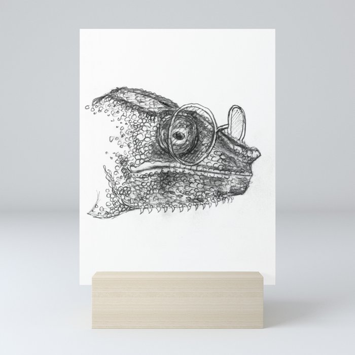 Lizard Brain Mini Art Print