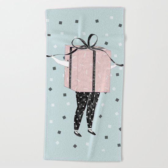 Surprise ! Beach Towel