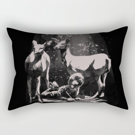 Deer Dad Rectangular Pillow