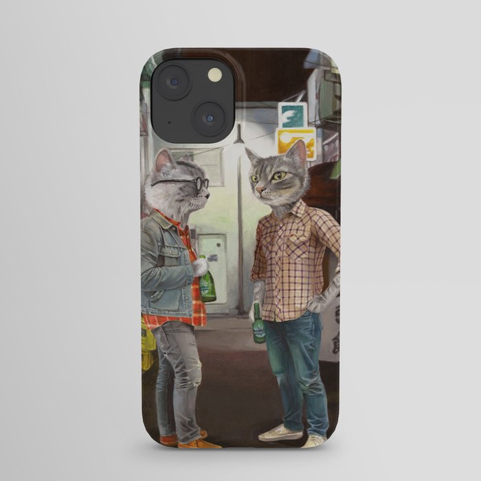A Cats Night Out iPhone Case