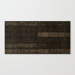 Brown engraved wood board Canvas Print