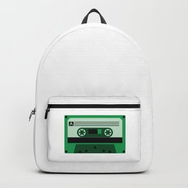 Green Cassette Tape Backpack