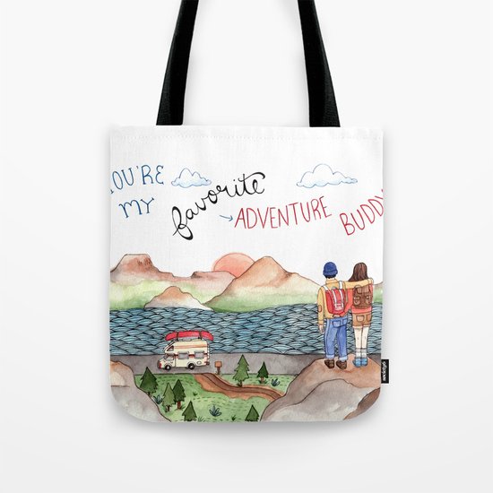 Adventure Buddy Tote Bag
