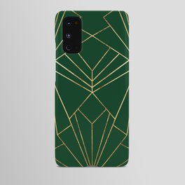Art Deco in Emerald Green - Large Scale Android Case