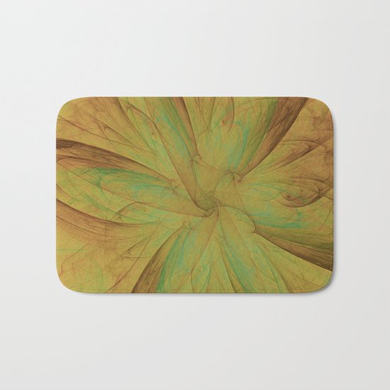 Fall Blossom Fractal Bath Mat