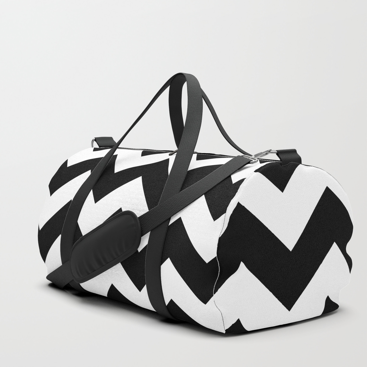 chevron duffle bag