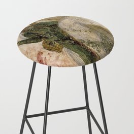 Unicorn Rider by Gustave Moreau Bar Stool