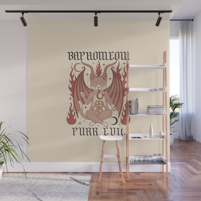 Baphomeow Wall Mural