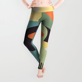 Open your mind #art print#abstract Leggings