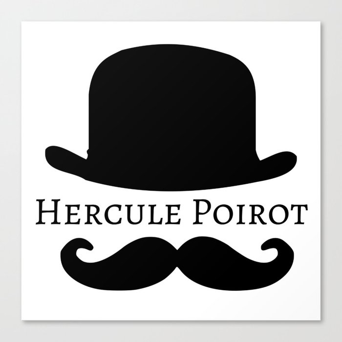 Hercule Poirot Canvas Print