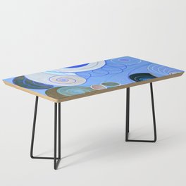 The Ten Largest, Group IV, No.4 (Blue) by Hilma af Klint Coffee Table