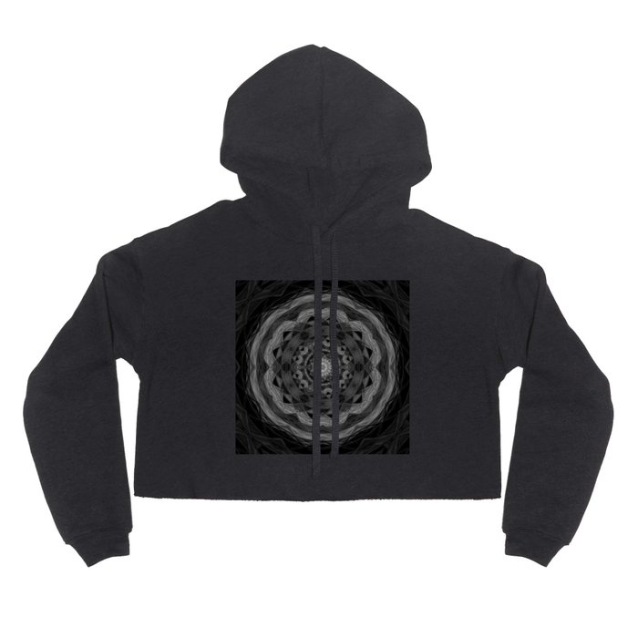 Black Mandala Pattern Hoody