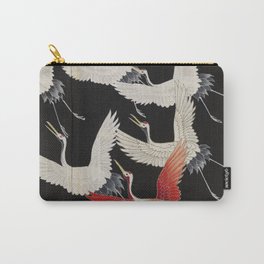 Furisode with a Myriad of Flying Cranes (Japan) Carry-All Pouch