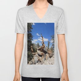 Ancient bristlecone tree V Neck T Shirt