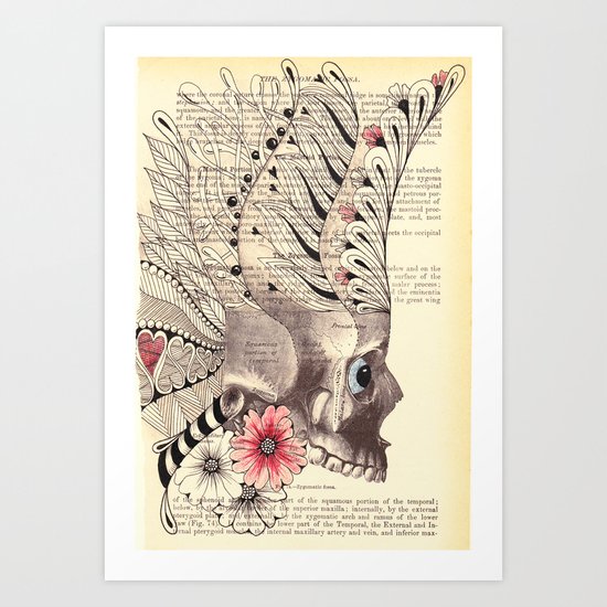 Day of the Dead - She Art Print