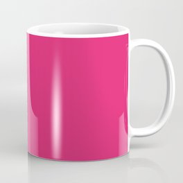 From The Crayon Box Razzmatazz - Bright Pink Solid Color / Accent Shade / Hue / All One Colour Mug