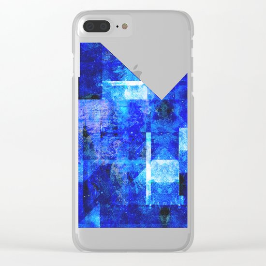 Sapphire Nebulæ Clear iPhone Case