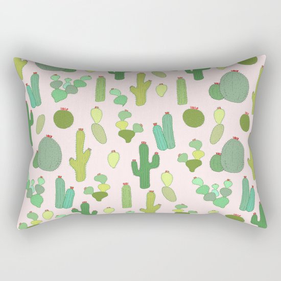 NEW Cactus!! Rectangular Pillow